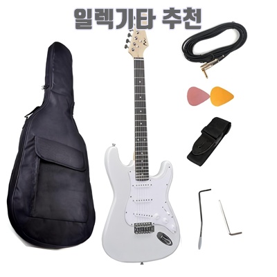 1.spread music 입문용 일렉기타 초보자 일렉트릭 전자기타, spread music일렉기타 화이트, 1개_이미지(imge)입니다.