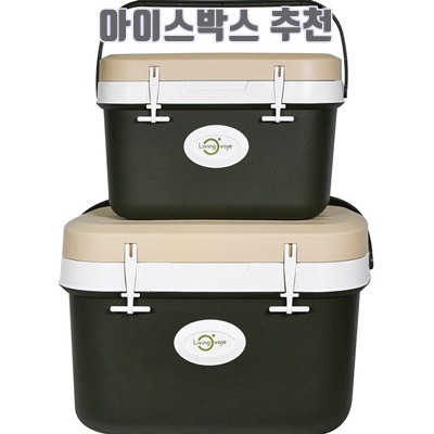 1.리빙오보제 캠핑 아이스박스 11L + 25L, KHAKI + BEIGE_이미지(imge)입니다.