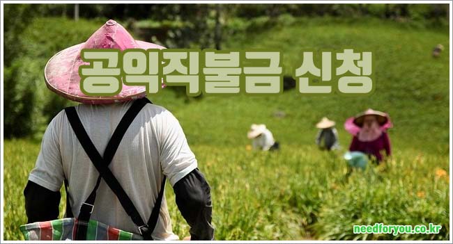 공익직불금 관련이미지이미지입니다.