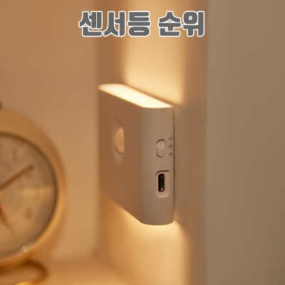 1.CK리빙 무선 충전식 LED 센서등 1시간충전 3개월사용, 1개_이미지(imge)입니다.